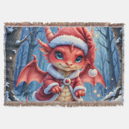 Manta dragón de Navidad, demasiado lindo para arrestar,