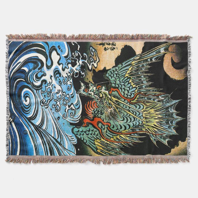 Manta Dragón y espíritu del agua Kuniyoshi Bella Artes j (Anverso)