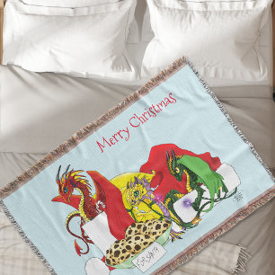 Manta Dragones de cocina de la leche de Santa