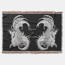 Manta Dragones estilo Art Nouveau