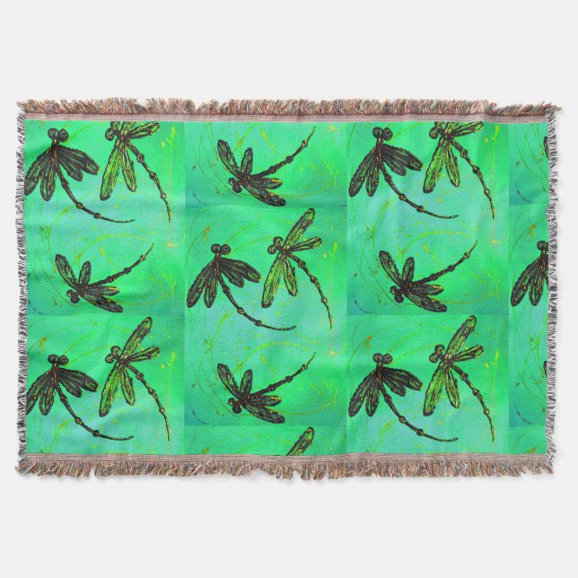 Manta Dragonflies Gorgeous Green & Turquoise Twist (Anverso)