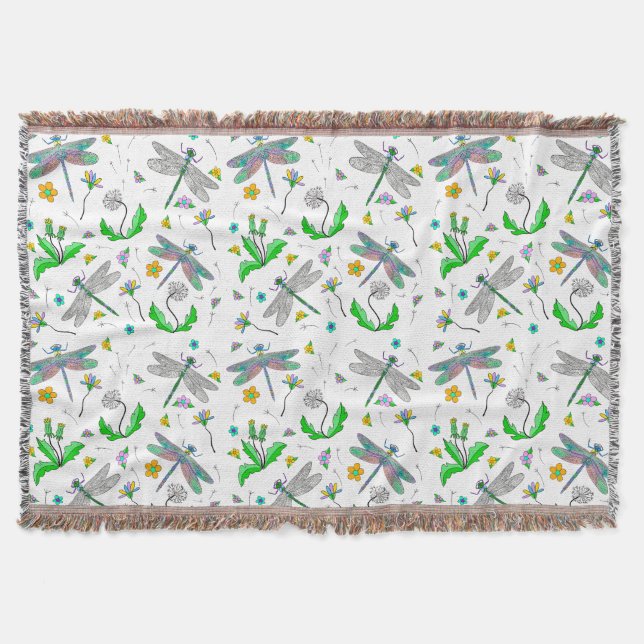 Manta Dragonflies y Dandelions (Anverso)