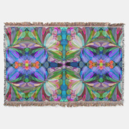 Manta Dragonfly Wildflower Garden Abstract Floral