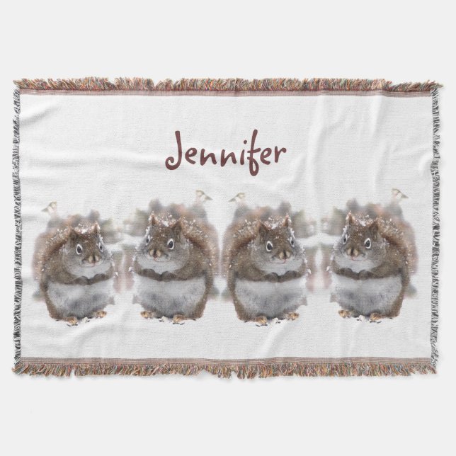 Manta dulce del tiro de las ardillas (Anverso)