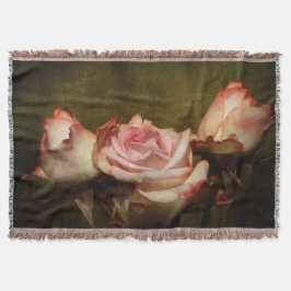 Manta Dusty Rosa Throw Blanket