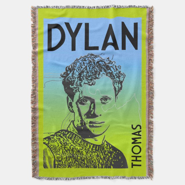 Manta Dylan Thomas poeta galés (Frente vertical)
