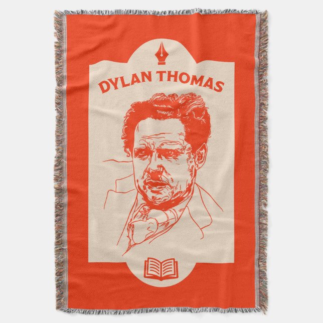 Manta Dylan Thomas Welsh Poet (Frente vertical)