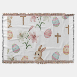 Manta Easter Whimsy – Seamless Bunny & Lily Pattern