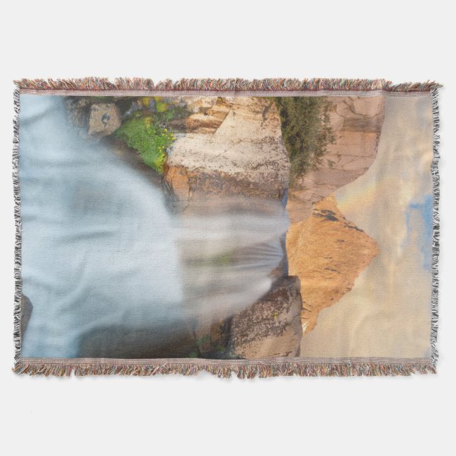 Manta EE. UU., California, Bosque Nacional Inyo. Cascada (Anverso)