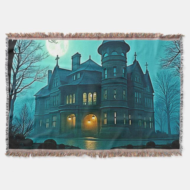 Manta Eerie Victorian Mansion Moonlight (Anverso)