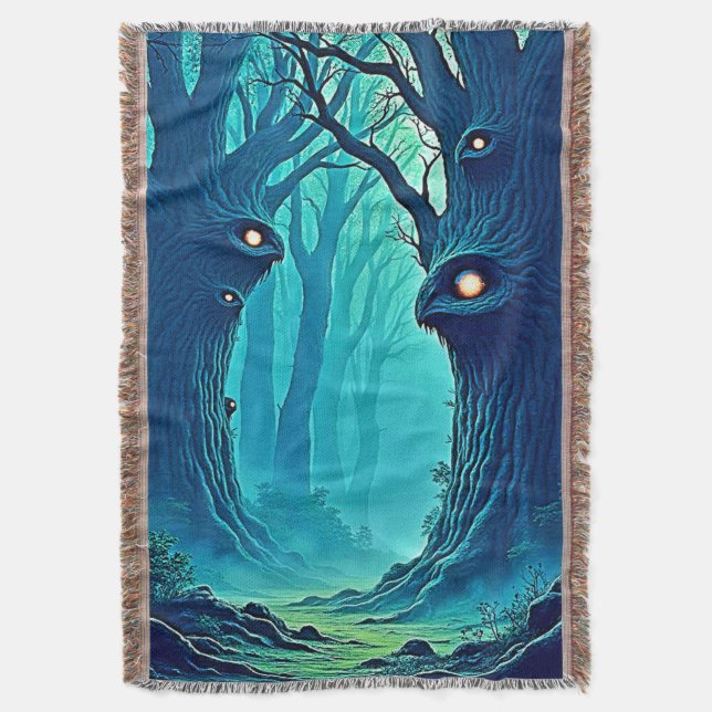 Manta Eerie Woodland Eyes (Frente vertical)