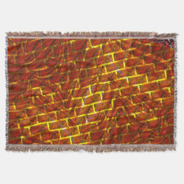 Manta Efecto de manchas rojas, pasto, rebanado dorado o 