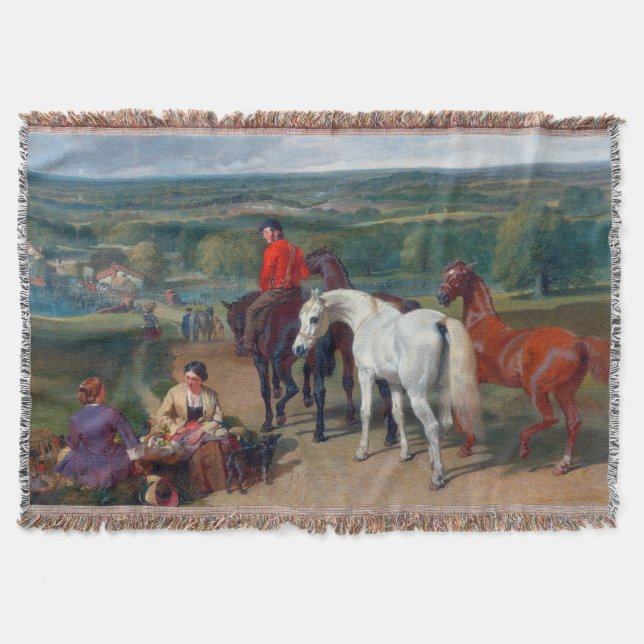 Manta Ejercitando los caballos reales John Frederick Her (Anverso)