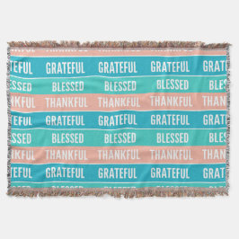 Manta El Agradecido Día de Acción de Gracias con Estilo