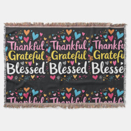 Manta El Agradecido Día de Acción de Gracias con Estilo