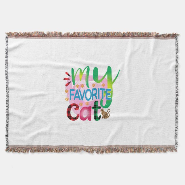 Manta El arte del gato es mi gato favorito (Anverso)