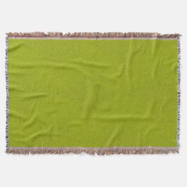 Manta El aspecto de Snuggly Chartreuse Verde Ante (Anverso)