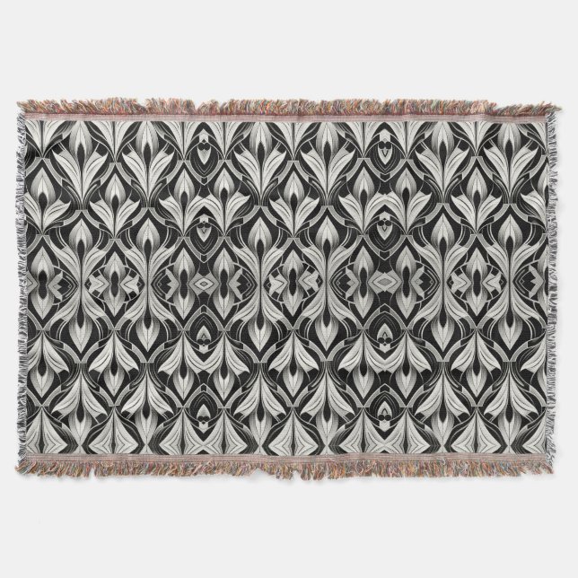 Manta El blanco y negro decorativo (Anverso)