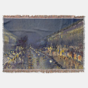Manta El Boulevard Montmartre de Noche Pissarro
