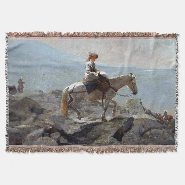 Manta El camino de Birdie Winslow Homer 1868 (Anverso)