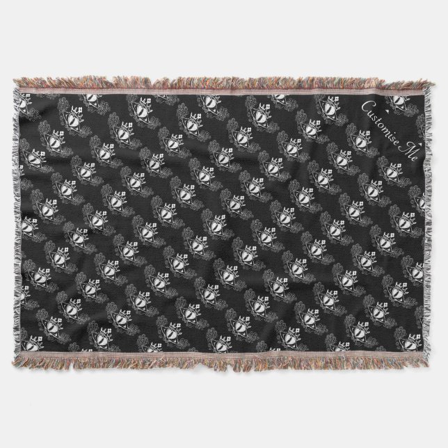 Manta El cladagh (blanco) (Anverso)