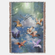 El colorido Pegasus Volando Caballos es el mito re