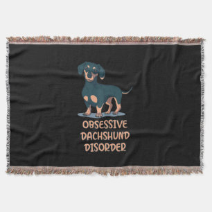 Manta El desacuerdo obsesivo de Dachshund