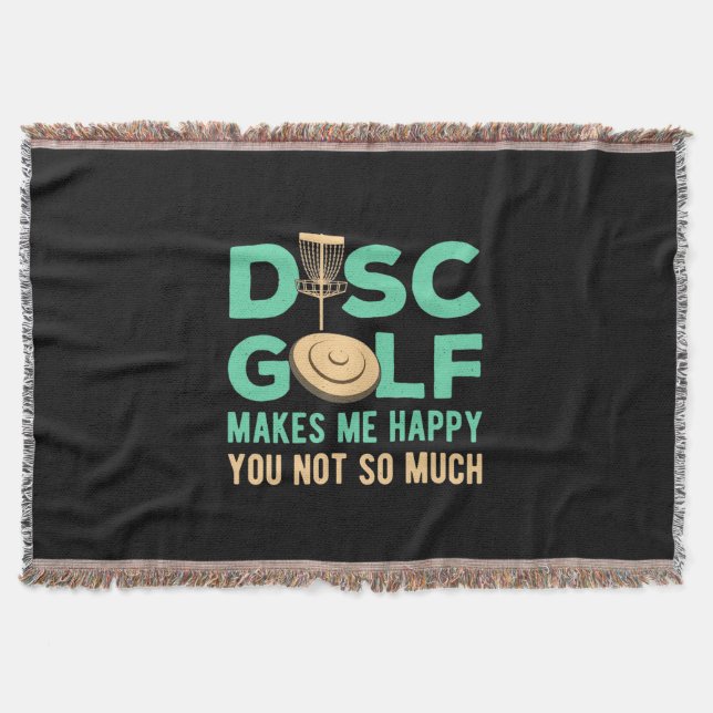 Manta El disco de golf me hace feliz (Anverso)