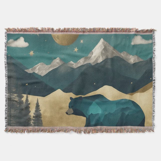 Manta El diseño de la luz de la luna (Anverso)