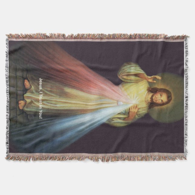 Manta El Divino Jesús de Mercy Blanket (Anverso)