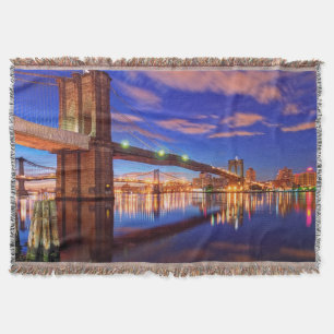 Manta El East River, puente de Brooklyn, Manhattan