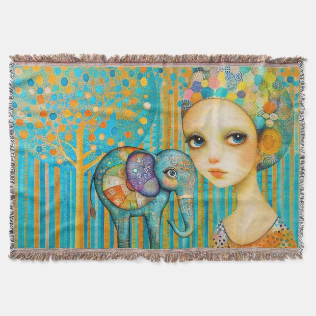 Manta El encanto del elefante (Anverso)