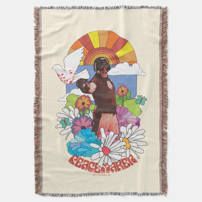 Manta El escuadrón suicida | Flores pacificadoras y luz  (Frente vertical)