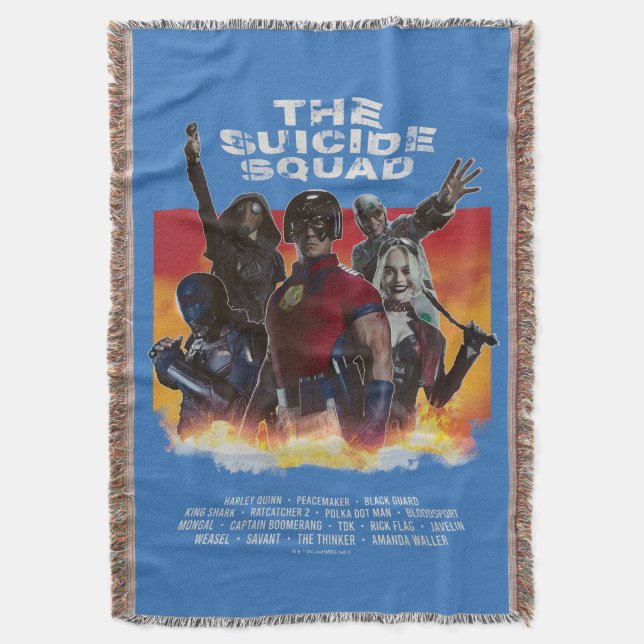 Manta El escuadrón suicida | Poster de películas de esti (Frente vertical)