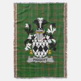 Manta El Escudo de Armamento Piggott Irlandés Crest Irla