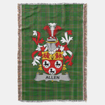 El escudo de armas Allen Crest Ireland