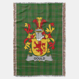 Manta El Escudo de Armas de Gould irlandés Crest Irlanda
