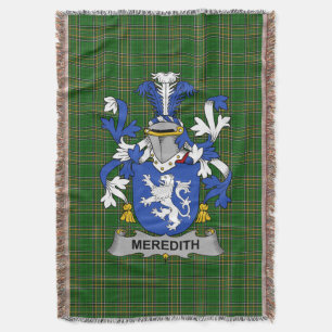 Manta El escudo de armas de la Meredith irlandesa Crest 