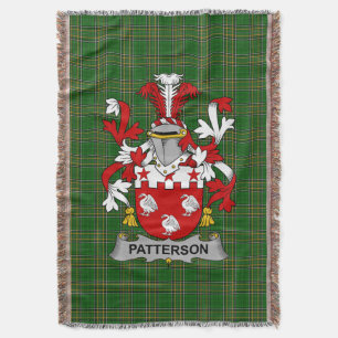 Manta El escudo de armas de la Patterson irlandesa Crest
