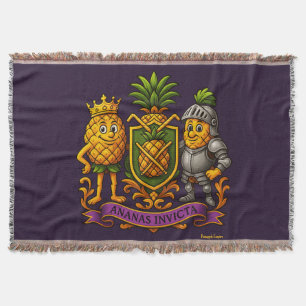 Manta El escudo de armas del imperio de la piña