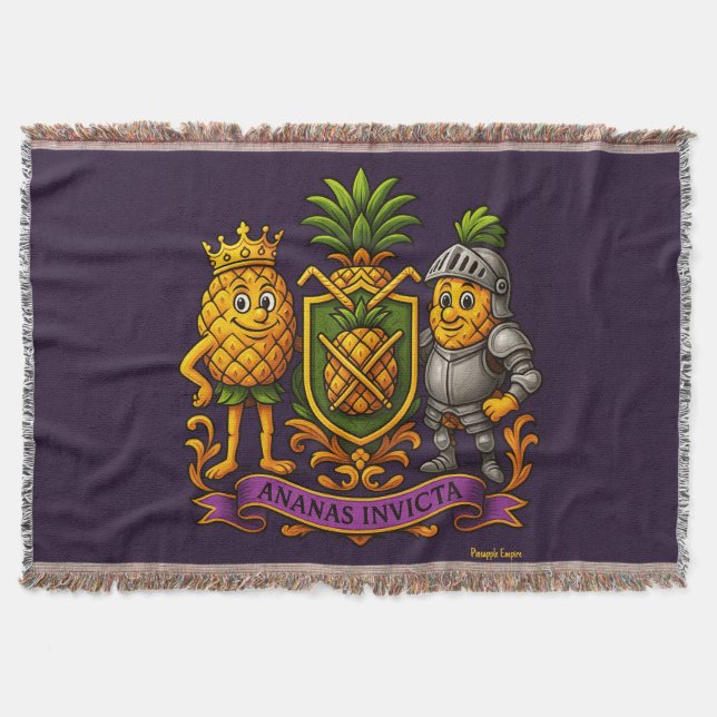 Manta El escudo de armas del imperio de la piña (Anverso)