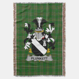 Manta El escudo de armas irlandés de plunkett Crest Irla