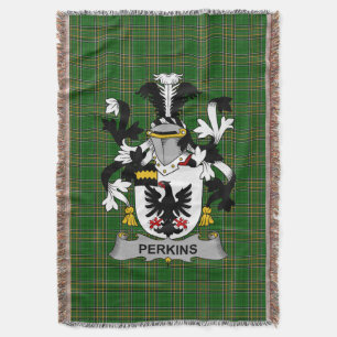 Manta El escudo de armas perkins irlandés engaña a Irlan
