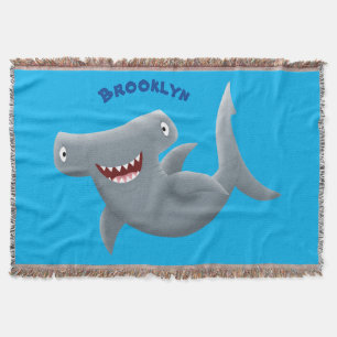Manta El gracioso tiburón martillo personalizado