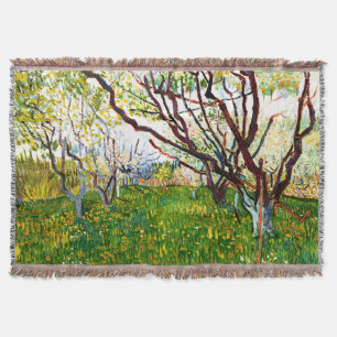 Manta El huerto florido (1888) de Vincent Van Gogh