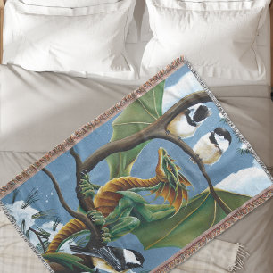 Manta El invierno de los Green Dragon Chickadees