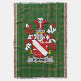 Manta El irlandés Howard Coat of Arms Family Crest Irlan