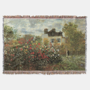 Manta El jardín de Monet en Argenteuil de Claude Monet