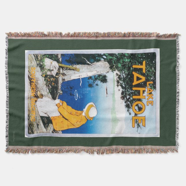 Manta El lago Tahoe PosterLake promocional Tahoe, CA (Anverso)