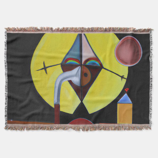 Manta El Médico de la peste - Pintura de petróleo (Anverso)